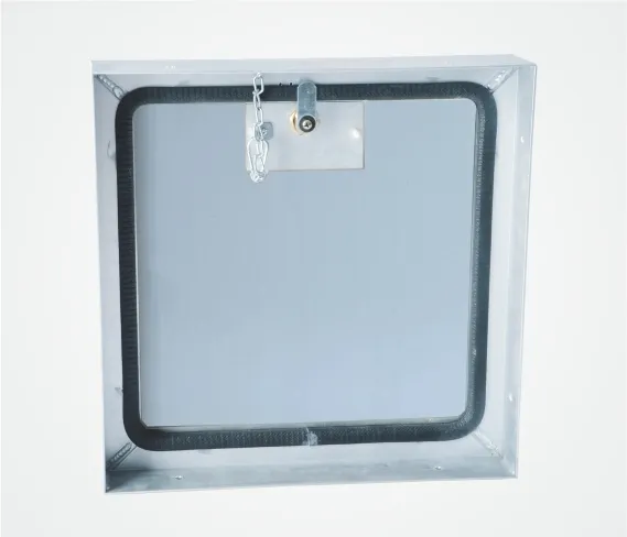 20x20cm kültéri homlokzatba építhető vízállló reviziós ajtó - Image 5